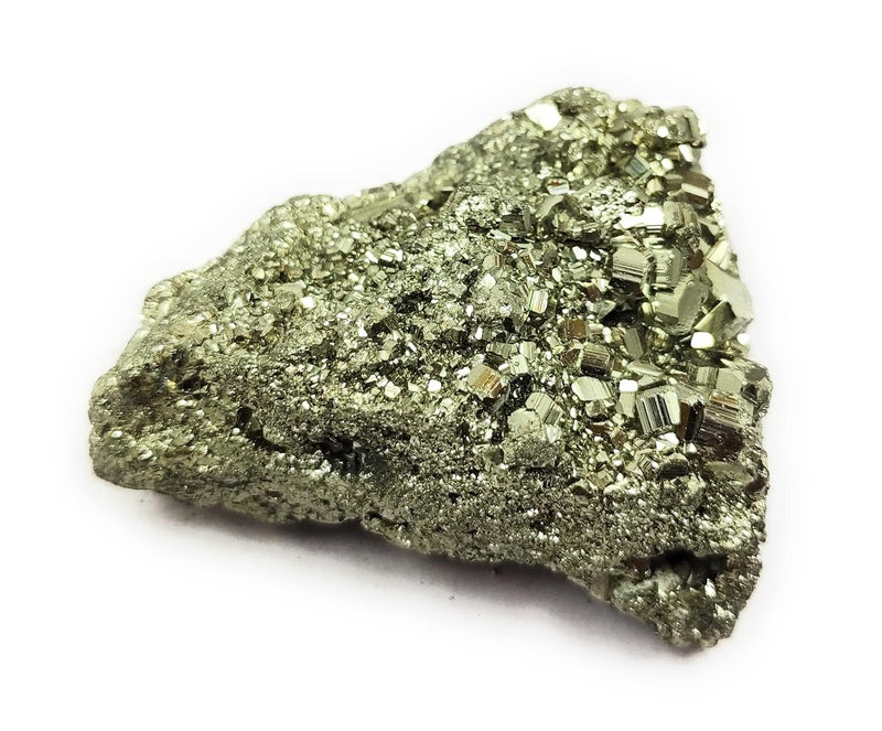 Rocksmins Rocksmins Natural Rough Golden Pyrite Crystal Fools Gold Peru Stone Single Piece Cluster for attract Wealth Money Business Luck Abundance Prosperity Vastu  - Image 4