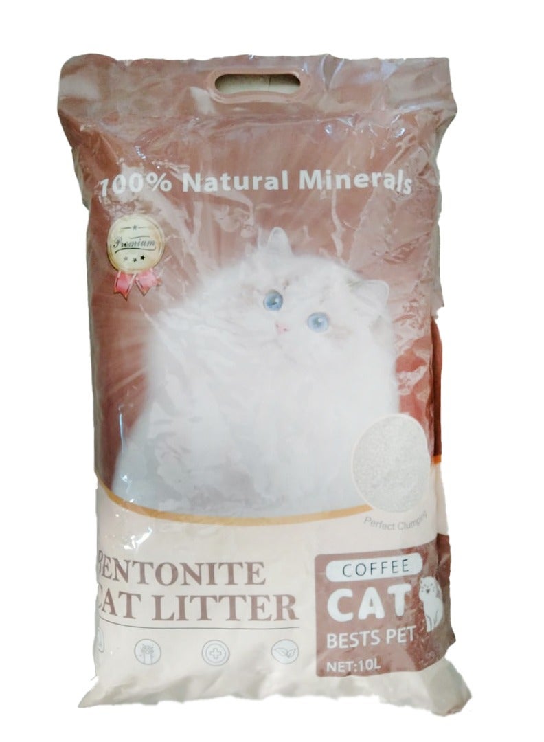 Generic Coffee Scented Clumping Cat Litter – 10L | Odor Control, Low Dust, Long-Lasting Freshness  - Image 2