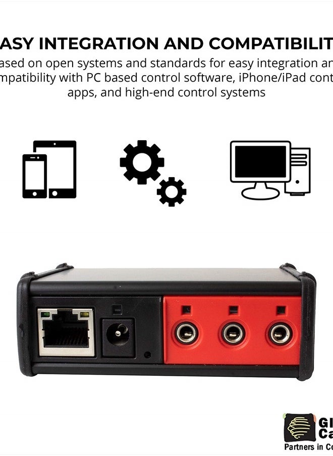 Global Caché IP2IR iTach TCP/IP to IR Converter - Connects Infrared Control Devices to a Wired Ethernet  - Image 3