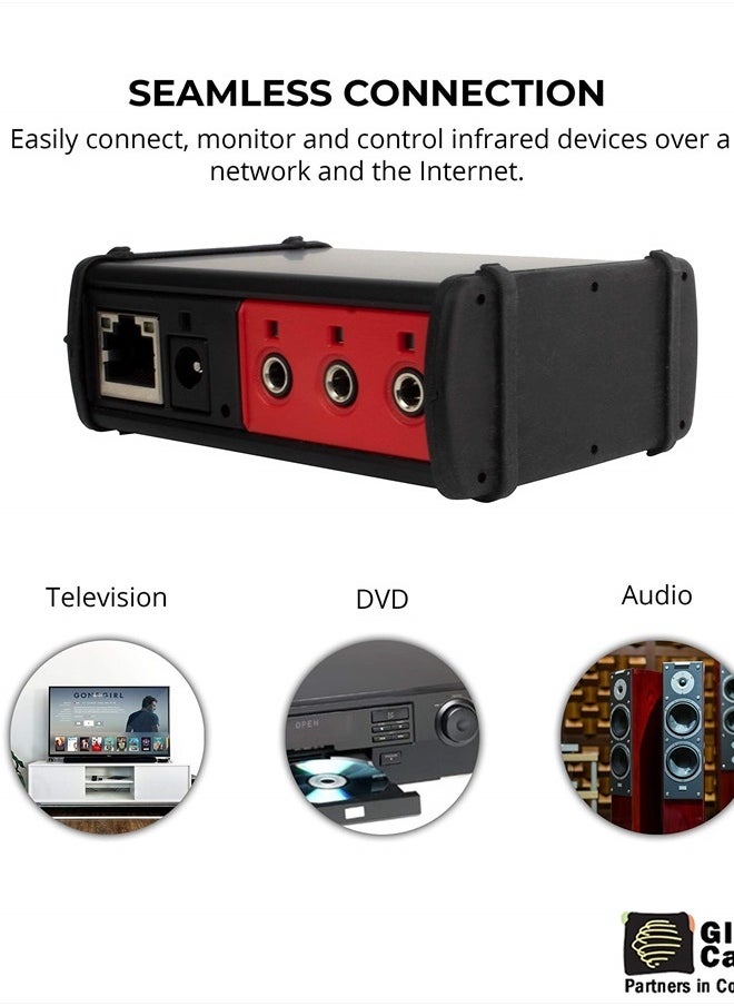 Global Caché IP2IR iTach TCP/IP to IR Converter - Connects Infrared Control Devices to a Wired Ethernet  - Image 2
