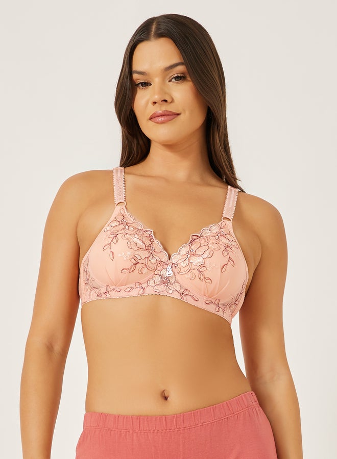 Styli 2PK PW EMBROIDERED T-SHIRT BRA  - Image 2