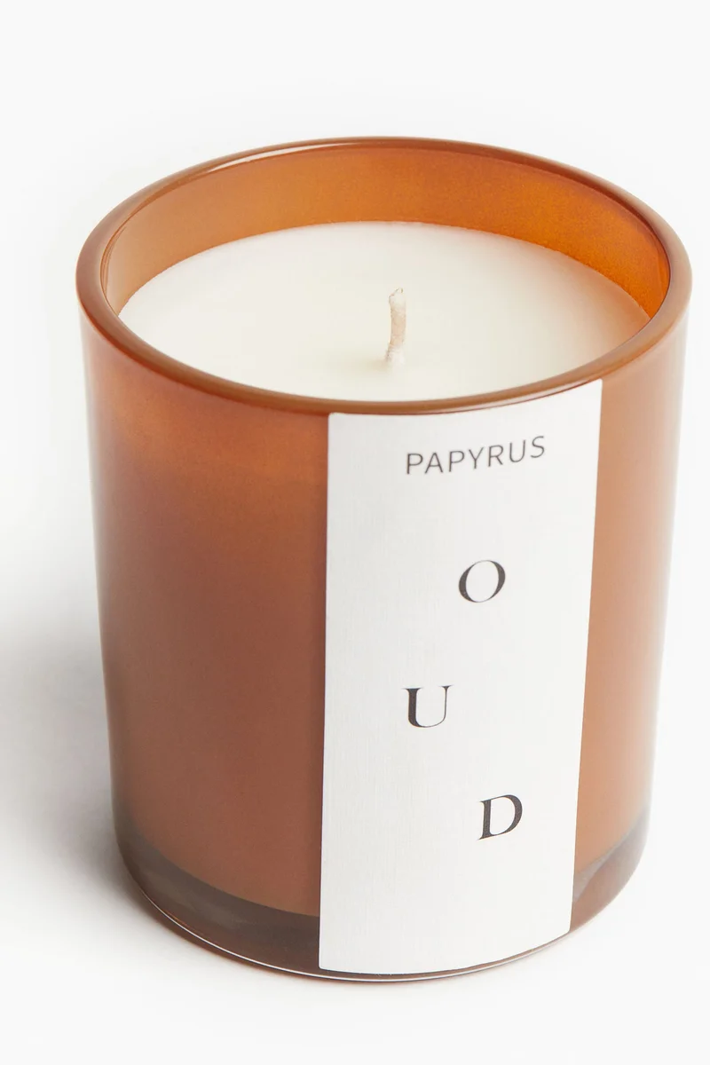 اتش اند ام Scented Candle In A Glass Holder