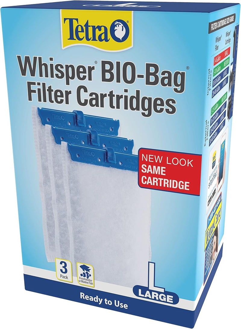 Tetra Whisper Bio-Bag Disposable Filter Cartridge 3 Count, For Aquariums, Large - Image 4