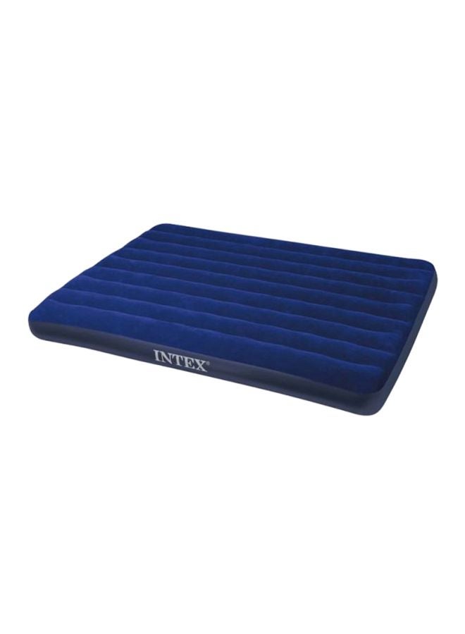 INTEX Classic Downy Air Bed pvc Blue/Black/White 191x22x137cm - Image 1
