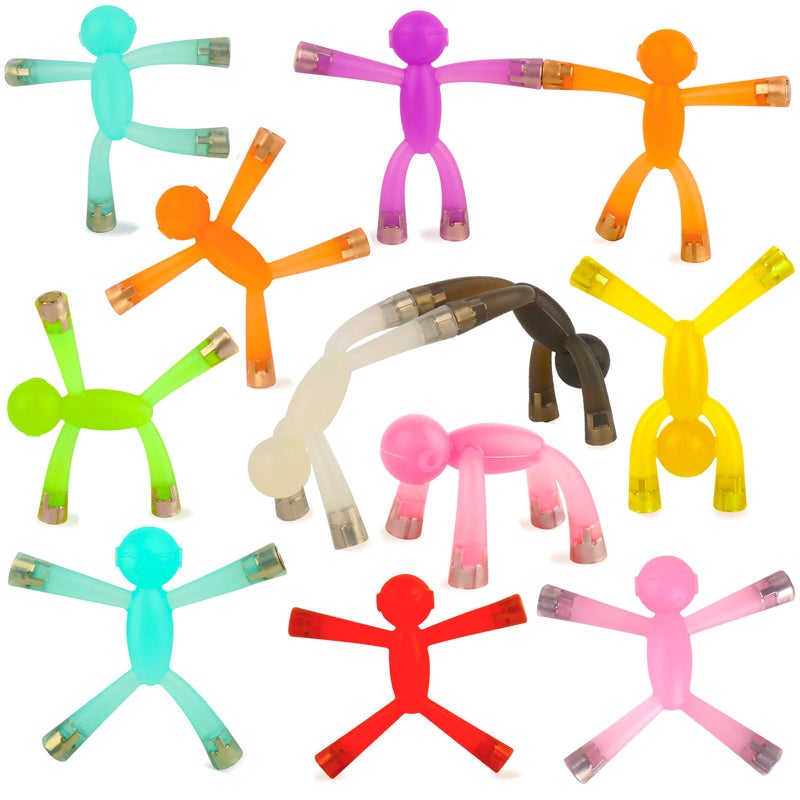 Laleay 12pcs Magnetic People for Refrigerator Fridge Magnets for Adults Kids Gifts Magnetic Men for Teens Gifts Kids Sensory Toys - Image 3