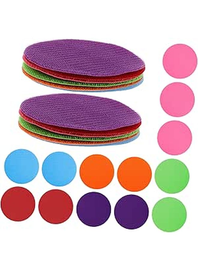 24 Round Carpet Dots For Classroom Preschool Games Cat Carpet Markers Bulk - Image 1