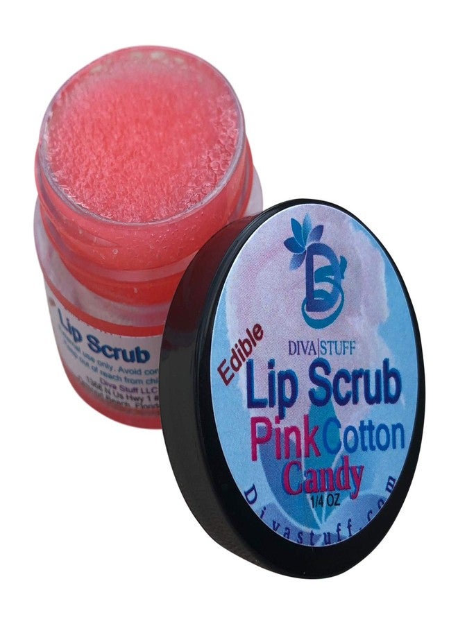 Diva Stuff Ultra Hydrating Lip Scrub for Soft Lips, Gentle Exfoliation, Moisturizer & Conditioner, Pink Cotton Candy - ¼ oz (Made in the USA) - Image 2