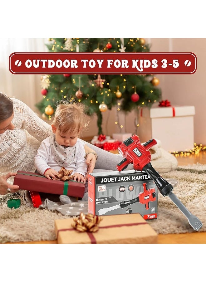 Toy Choi's - Toy Choi's Kids Jackhammer Toy Drill - Pretend Play Jackhammer with Realistic Sound & Action, Kids Construction Toys for Boys Girls Aged 3-5,4-7 - Image 1
