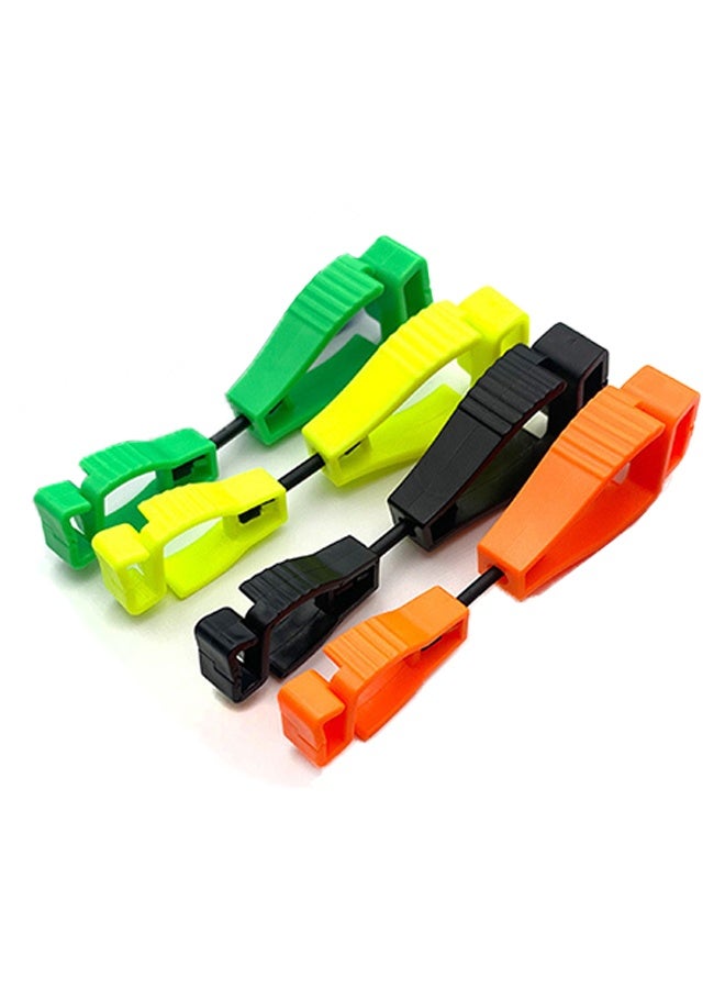 Generic Glove Clips 4Pcs Glove Clamp Grabber Work Gloves Clips Glove Clip Holder Hanger Towels Glove Holder for Workers Firefighters Construction Sites  - Image 1