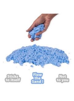 RATNA'S RATNA'S Mini Sand 200g Blue Color for Kids with Assorted Moulds - Kinetic Sand Kit Activity Toys, Soft Sand Clay Toys for Boys & Girls  - Image 3