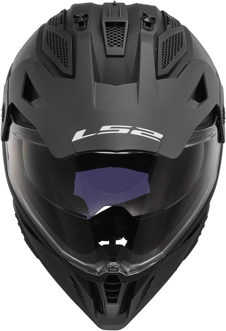 LS2 Blaze II Adventure Motorcycle Helmet with Integrated SunShield - Image 4