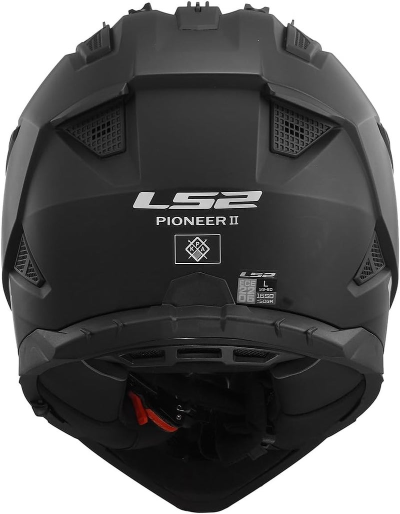 LS2 Blaze II Adventure Motorcycle Helmet with Integrated SunShield - Image 3