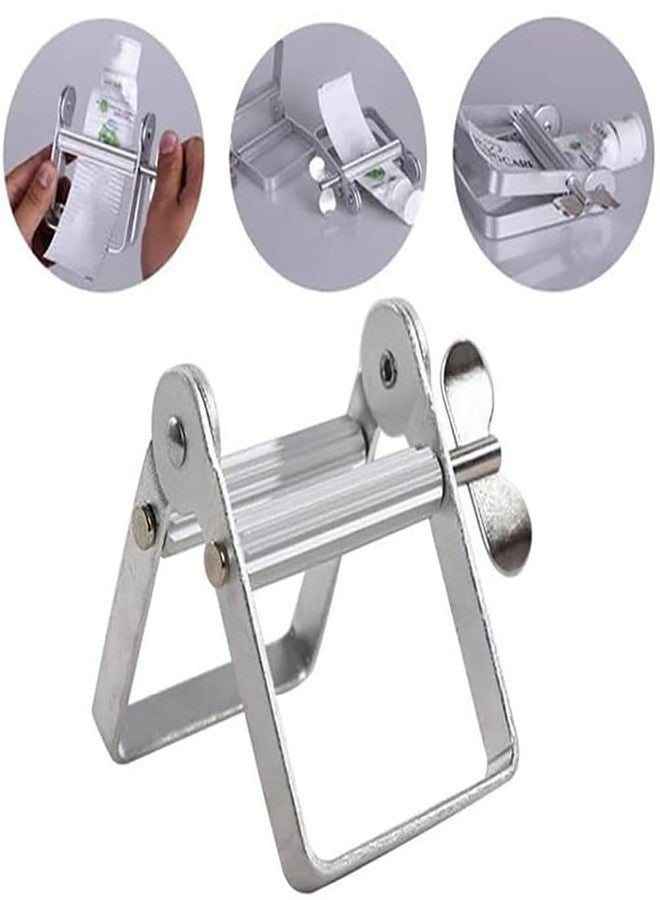 Fapiwen Toothpaste Squeezer, Multi-Purpose Metal Tube Squeezer Tool, Manual Toothpaste Squeezer Roller for Toothpaste, Hand Cream, Cosmetics, Hair Dye, Paint Tube - Image 4