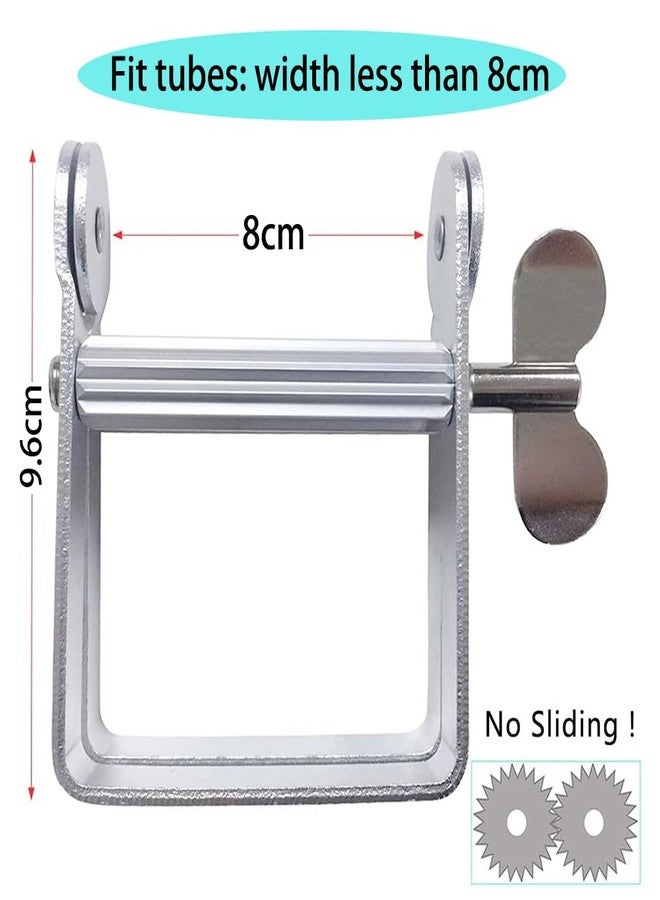 Fapiwen Toothpaste Squeezer, Multi-Purpose Metal Tube Squeezer Tool, Manual Toothpaste Squeezer Roller for Toothpaste, Hand Cream, Cosmetics, Hair Dye, Paint Tube - Image 2