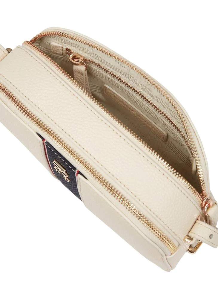 TOMMY HILFIGER Logo Detail Zip Over Crossbody
