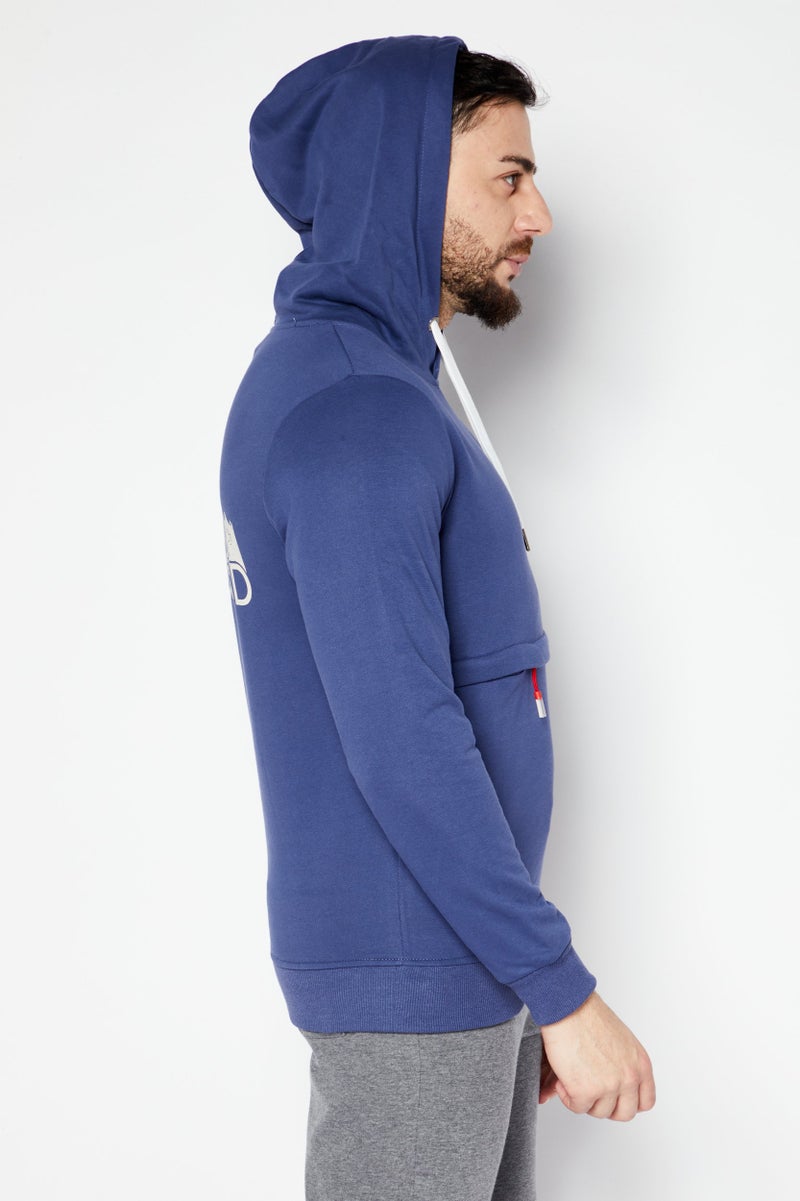 Nordland سويت شيرت رياضي للرجال مناسب في الهواء الطلق، أزرق فولاذي - Image 4