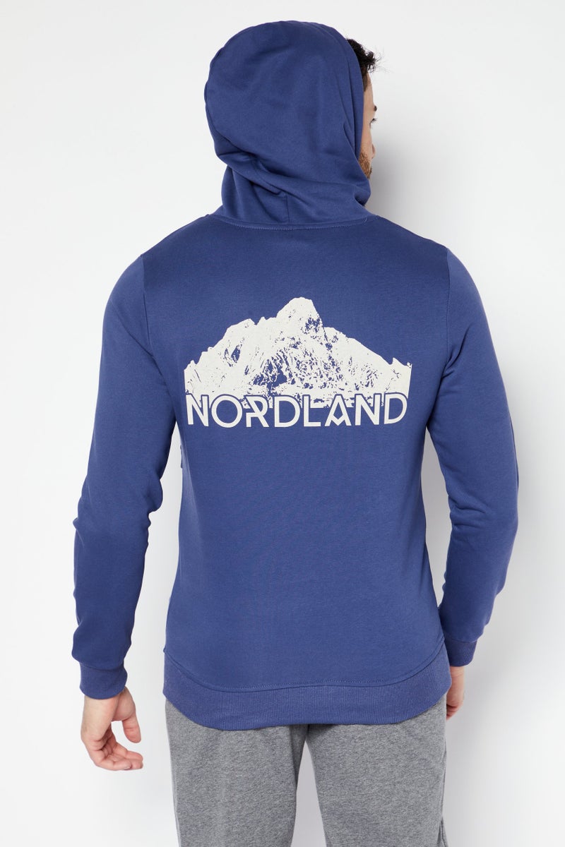 Nordland سويت شيرت رياضي للرجال مناسب في الهواء الطلق، أزرق فولاذي - Image 2