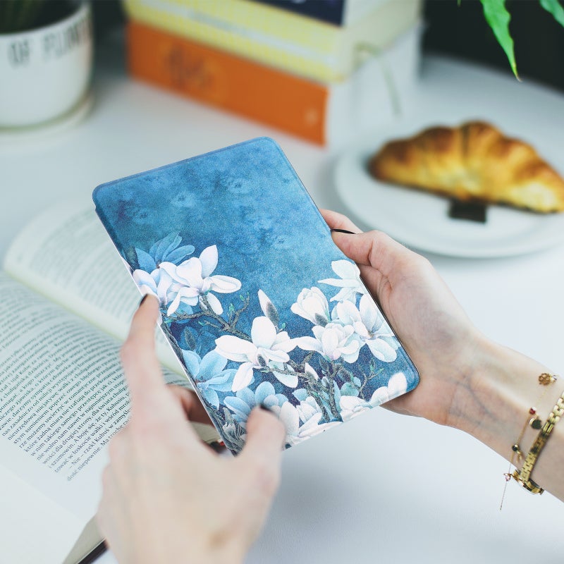 Microfiber Leather E-book Protective Case Compatible for Kindle - Image 4
