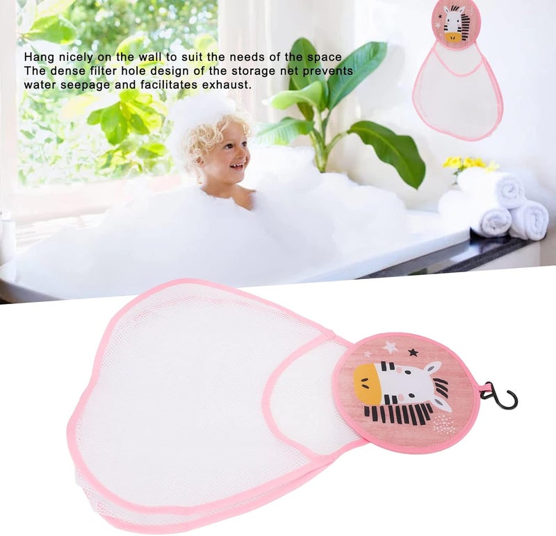 Bathroom Cartoon Bath Toy Storage Bag for Kids Large Space Organizer - Image 5