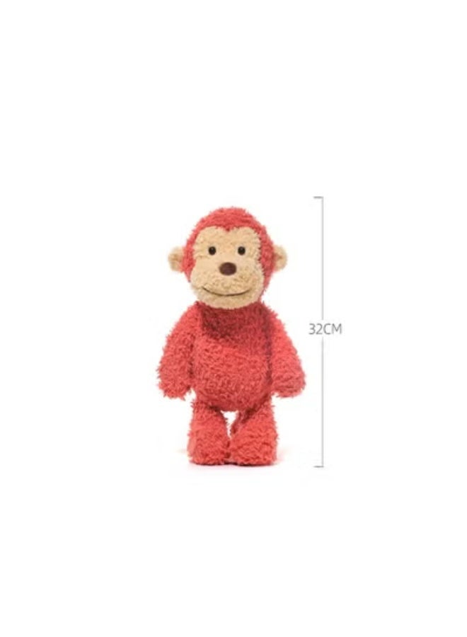 Jooki Fun Buddy Monkey Soothing Plush Toy, Super Soft Sleeping Toy, Small Monkey Stuffed Doll, Perfect Birthday Gift (Includes Drawstring Bag) - Image 3