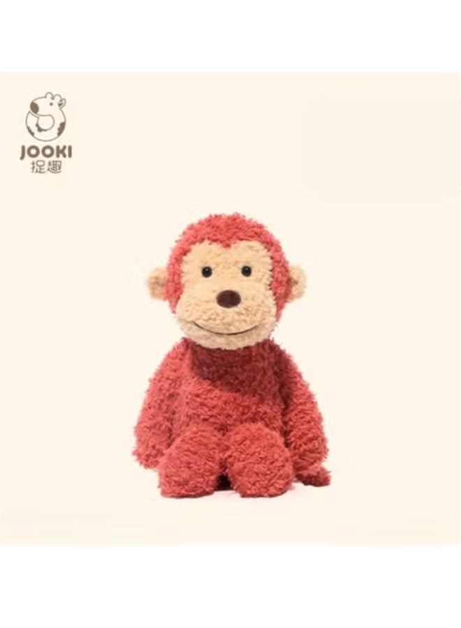Jooki Fun Buddy Monkey Soothing Plush Toy, Super Soft Sleeping Toy, Small Monkey Stuffed Doll, Perfect Birthday Gift (Includes Drawstring Bag) - Image 2