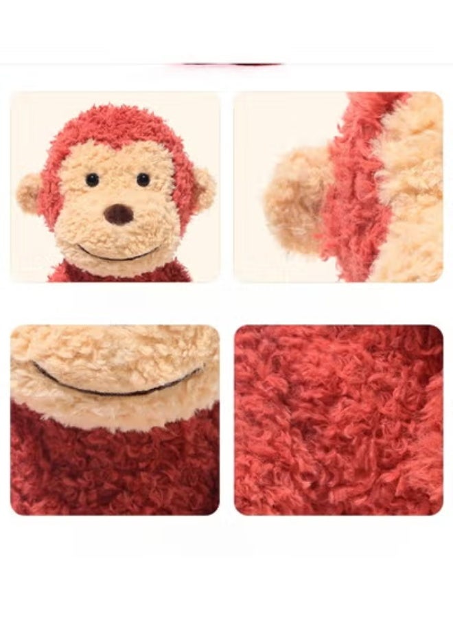Jooki Fun Buddy Monkey Soothing Plush Toy, Super Soft Sleeping Toy, Small Monkey Stuffed Doll, Perfect Birthday Gift (Includes Drawstring Bag) - Image 4