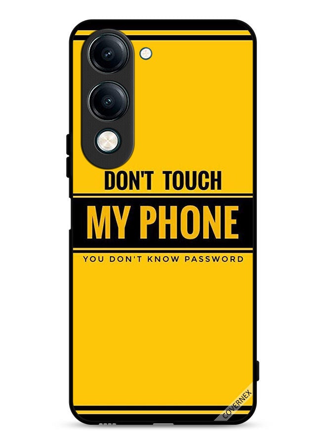 Covernex vivo Y04 Protective Case Cover Don't Touch My Phone You Don't Know Password - Image 1