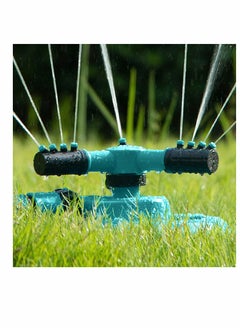 Garden Sprinkler Automatic Lawn Water Sprinklers for Yard Adjustable 360 Degree 3- Arm Rotation Irrigation System Large Area Coverage Kids Playing