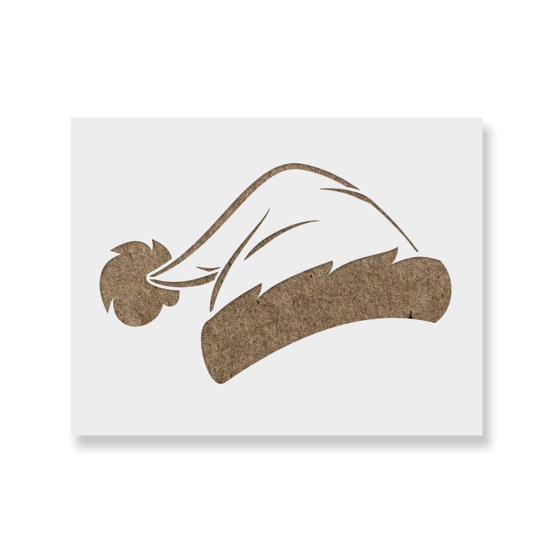 Stencil Revolution Santa Hat Stencil - Reusable Christmas Stencil for Crafting - Image 1