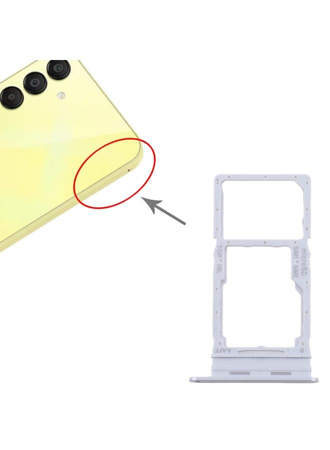 erorex For Samsung Galaxy A16 5G SM-A166B Original SIM + SIM / Micro SD Card Tray (Silver) - Image 4