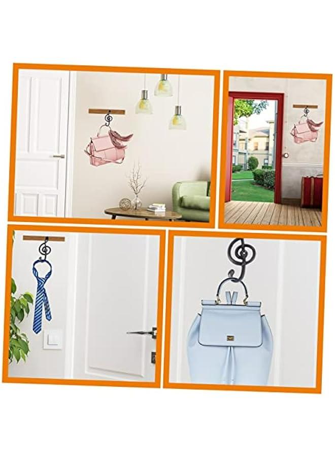 Generic Set of 2 Guitar Hangers: Music Decoration Towel Hooks for Wall Mount. Musical Note Hats Rack and Decorative Pant Hooks. Iron Metal Robe Purse Hook.  - Image 2