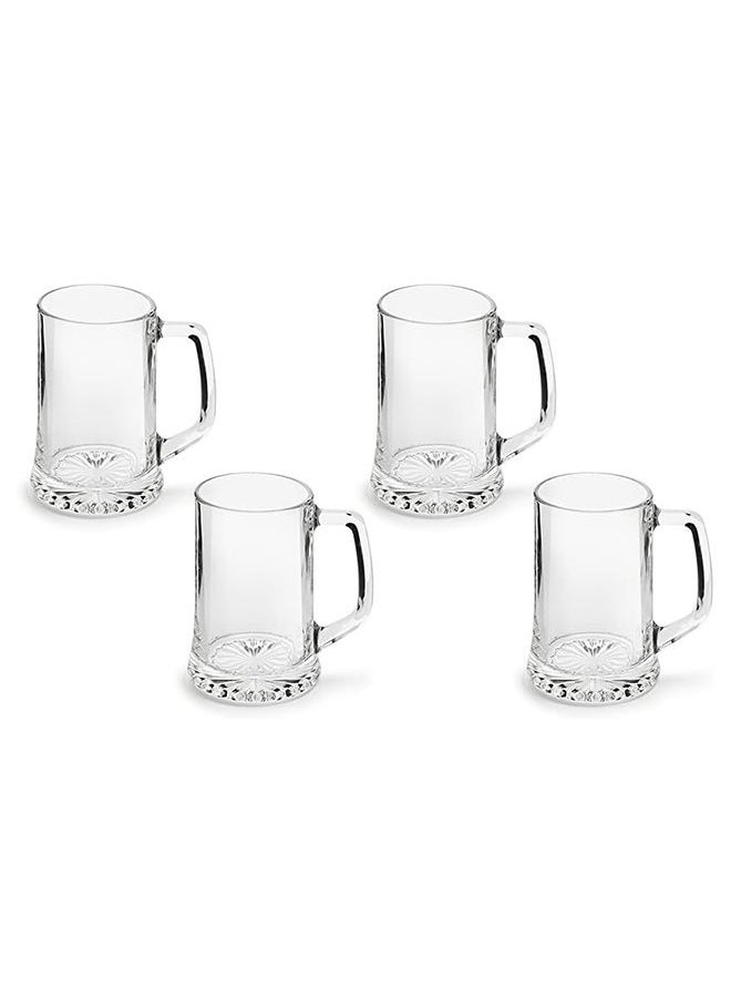 Orchid 4-Piece Royal Leerdam Artisan Beer Mug Set 320ml  - Image 1