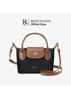 Bostanten BOSTANTEN Charli Bag – Korean Style Fashion Women's Shoulder Bag (Black with Brown)  - Image 1