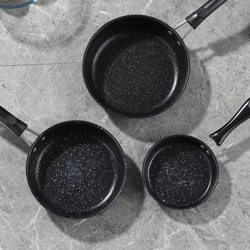 Kichvoe Nonstick Mini Frying Pan 12cm Stone Coating Small Skillet for Pancakes Eggs and Meat Cooking Kitchen Cookware - Image 4
