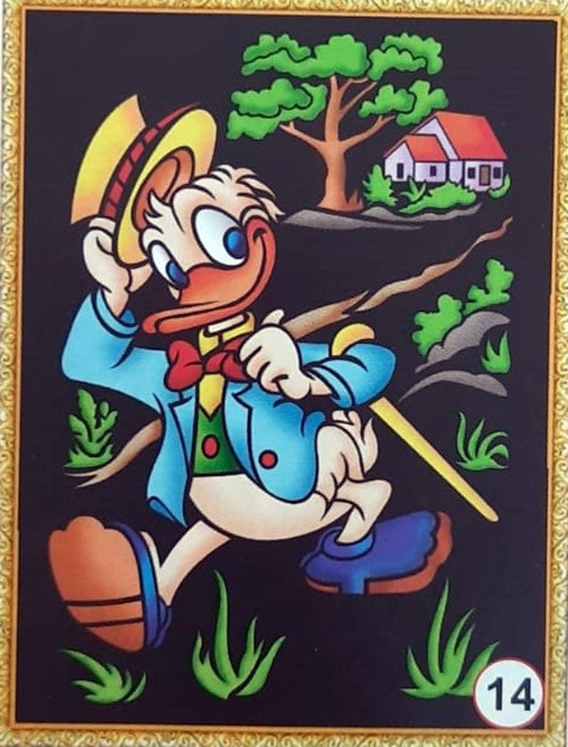 Rainbow DIY - Emboss Painting Kit, Duck, Medium(13x19 inch), Design No. 14 - Image 1