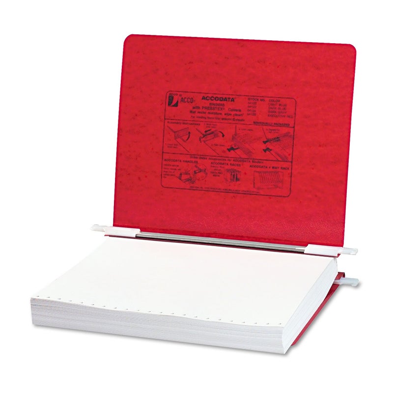 ACCO Brands ACCO Pressboard Hanging Data Binder, 8.5 x 11 Inches Unburst Sheets, Executive Red (54129 ) - Image 1