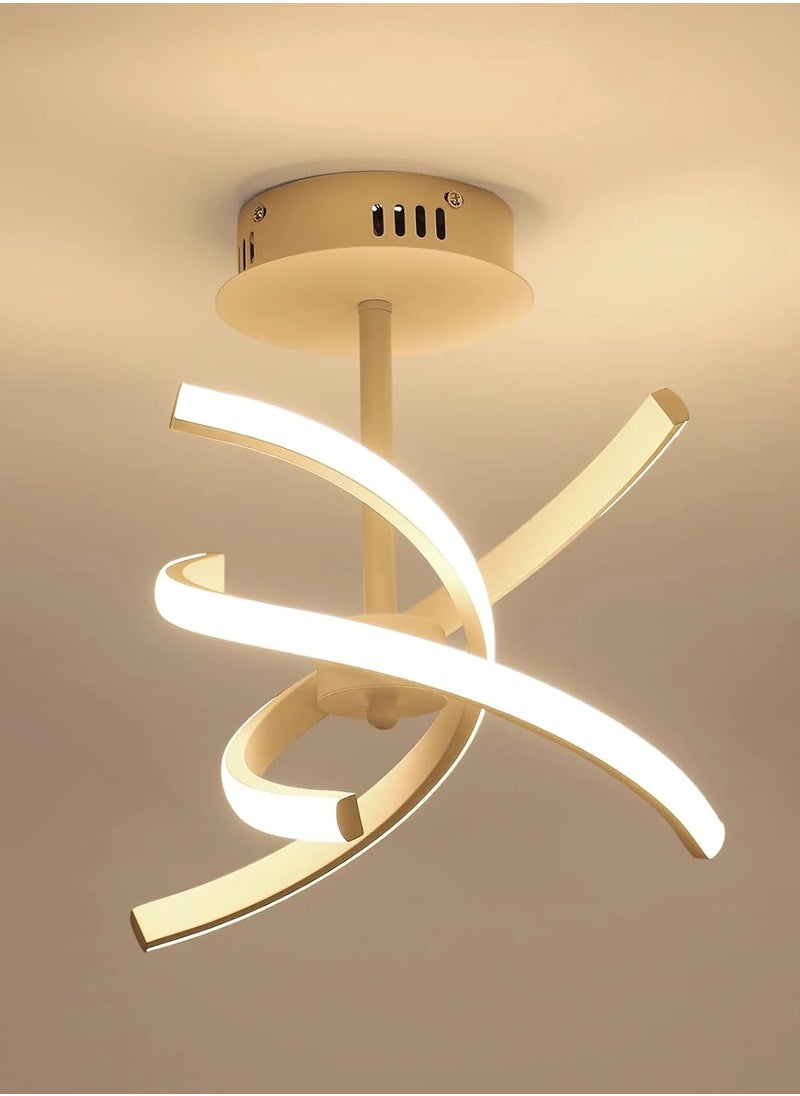 Goeco Led Ceiling Light, Modern Acrylic Ceiling Lamp, Warm White Light Pendant Lamp  - Image 1