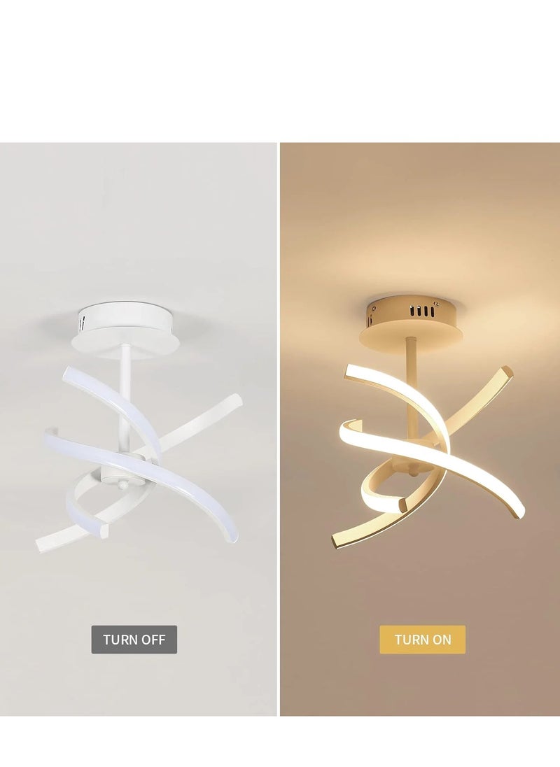 Goeco Led Ceiling Light, Modern Acrylic Ceiling Lamp, Warm White Light Pendant Lamp  - Image 5