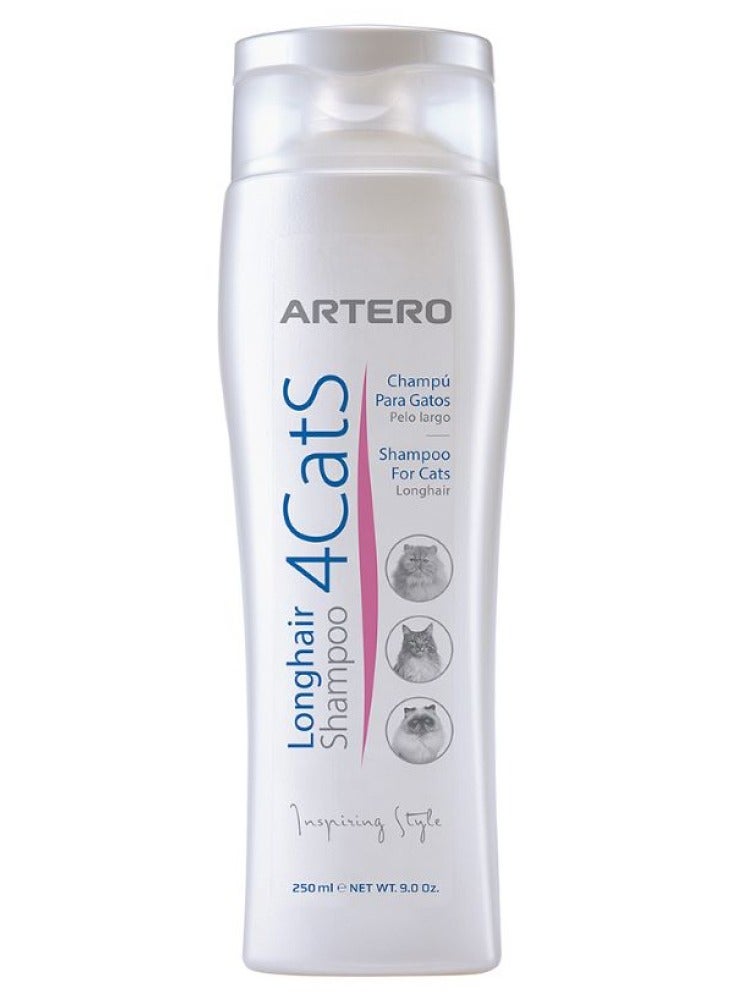 Artero 4 Cats Long Hair Cat Shampoo - 250 ml