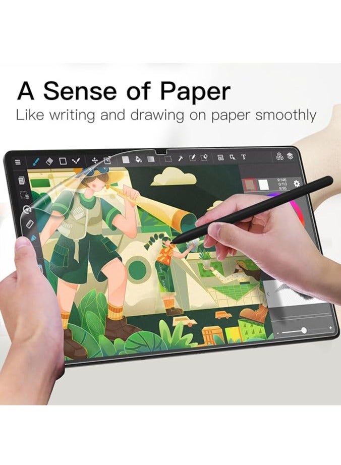 عام 2 حزمة من حامي الشاشة الورقي لجهاز Samsung Galaxy Tab S9 Ultra بحجم 14.6 إنش، مانع للتوهج، فيلم PET مطفي للرسم - Image 3
