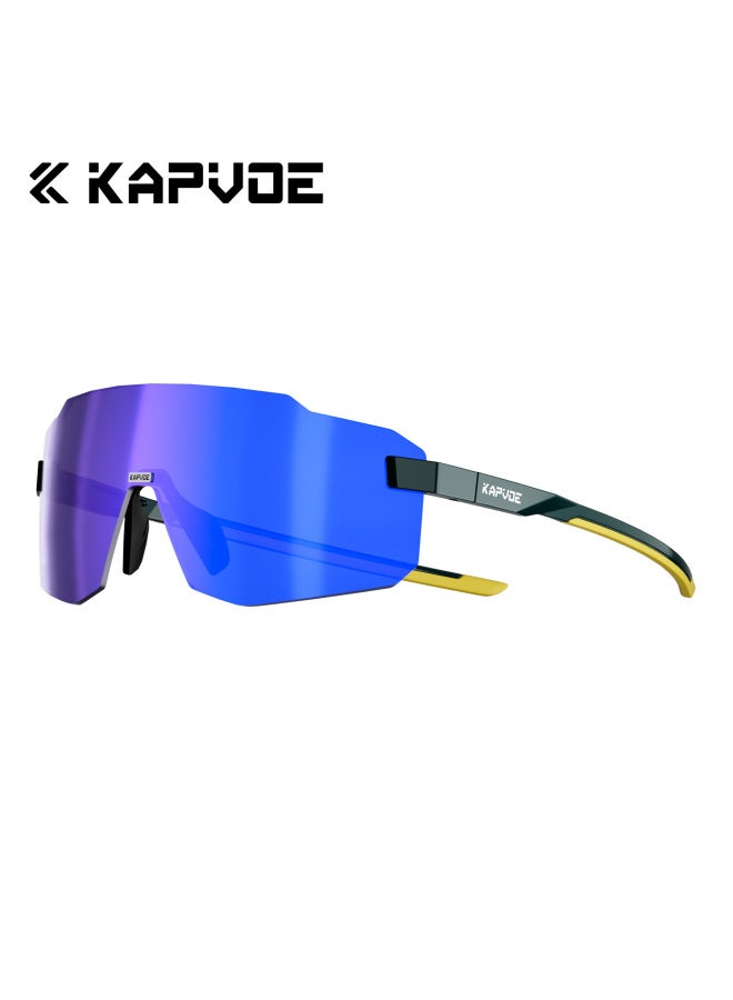KAPVOE Professional Running Photochromic Outdoor Windproof Cycling Sports Goggles - Image 1