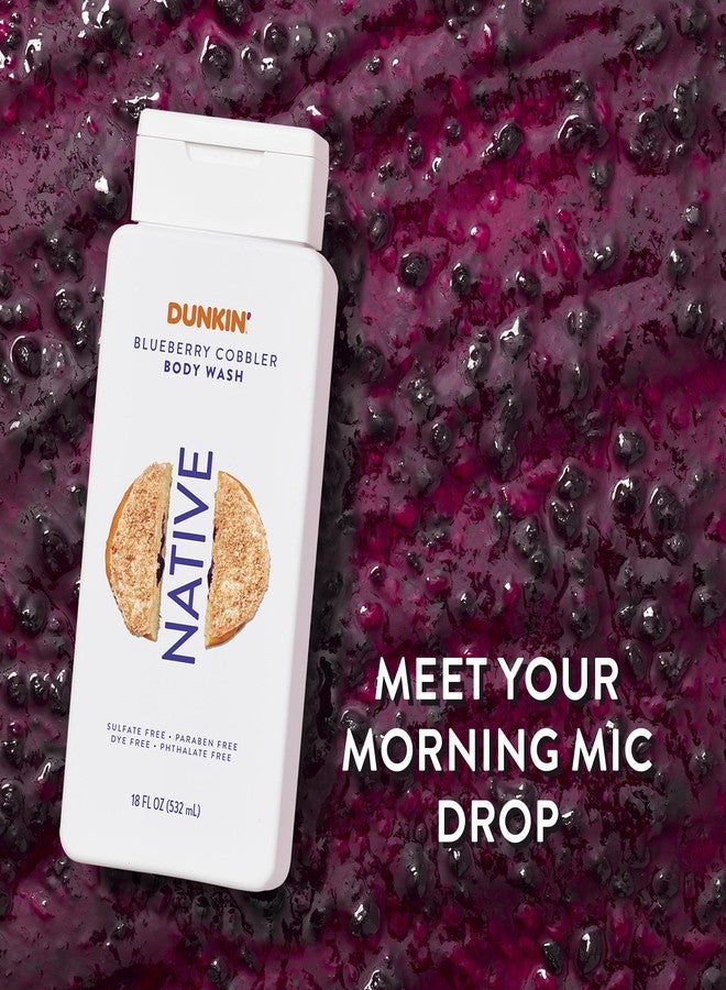 Native Body Wash, Dunkin Blueberry Cobbler, Contains Naturally Derived Ingredients | For Women & Men, Sulfate, Paraben, & Dye Free Leaving Skin Soft and Hydrated | 18 oz - Image 2