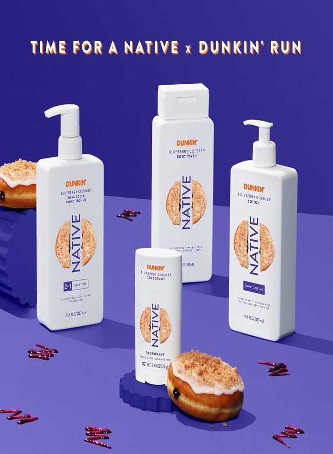 Native Body Wash, Dunkin Blueberry Cobbler, Contains Naturally Derived Ingredients | For Women & Men, Sulfate, Paraben, & Dye Free Leaving Skin Soft and Hydrated | 18 oz - Image 5
