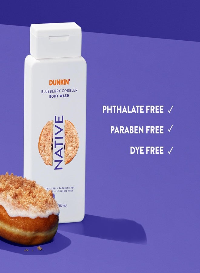 Native Body Wash, Dunkin Blueberry Cobbler, Contains Naturally Derived Ingredients | For Women & Men, Sulfate, Paraben, & Dye Free Leaving Skin Soft and Hydrated | 18 oz - Image 4