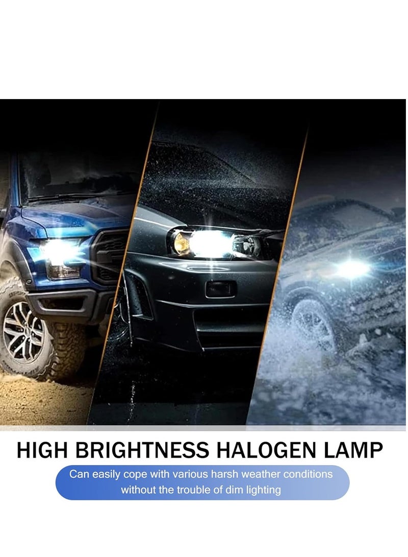 2-Piece 9005 Halogen Headlight Bulb 12V 100W – Super Bright Quartz Glass, Anti-UV, Plug-and-Play, Durable Car Headlight for Night Driving and All Weather Conditions - Image 4