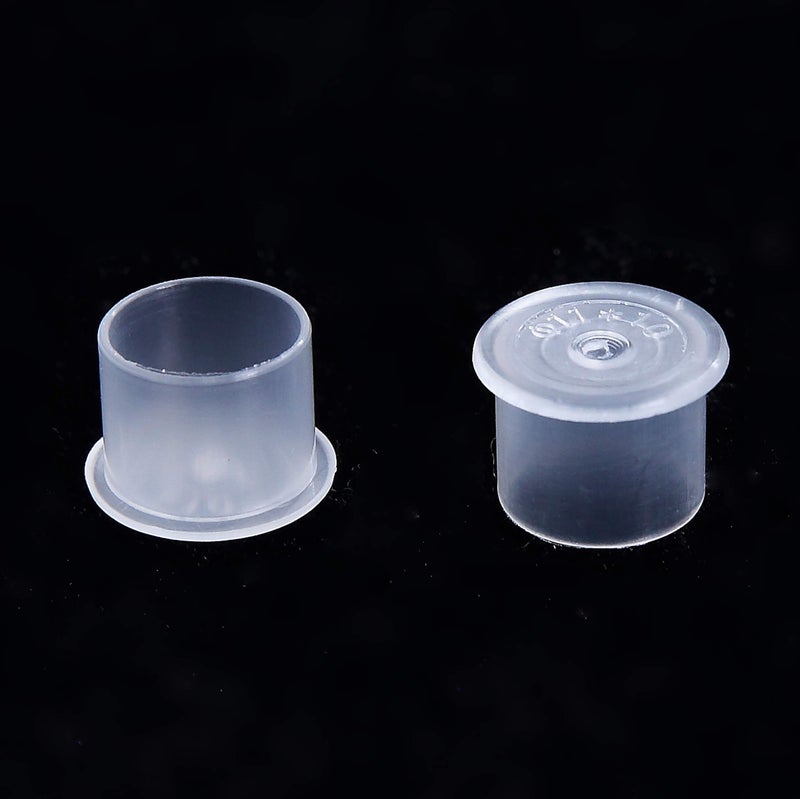 new star tattoo Tattoo Ink Caps Small,1000pcs Plastic Disposable Microblading Makeup Tattooing Ink Cups with Base,Pigment Ink Caps Sizes 11mm Tatto Accessories for Tattoo Ink Kits Supplies (S) - Image 4
