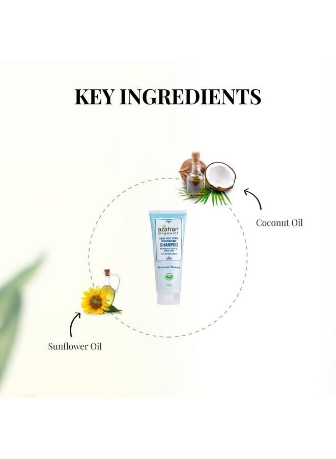 azafran Aqua Halo Scalp Rejuvenating Shampoo For Women And Men With Sensitive Scalp 100G - Image 5