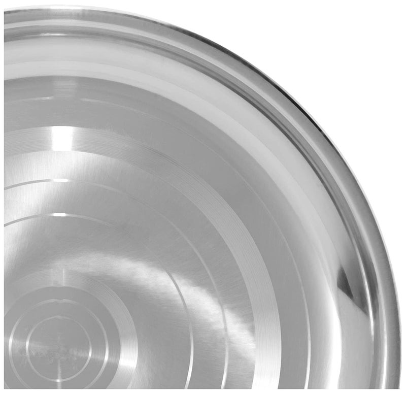 Neelam Neelam Stainless Steel 12, 22 Gauge, Diamond Plate, 27.5 cm, Dishwasher Safe, Durable & Elegant Round Plate for Serving, Perfect for Daily Use, Parties, Special Occasion, Stylish Look, Sliver - Image 4