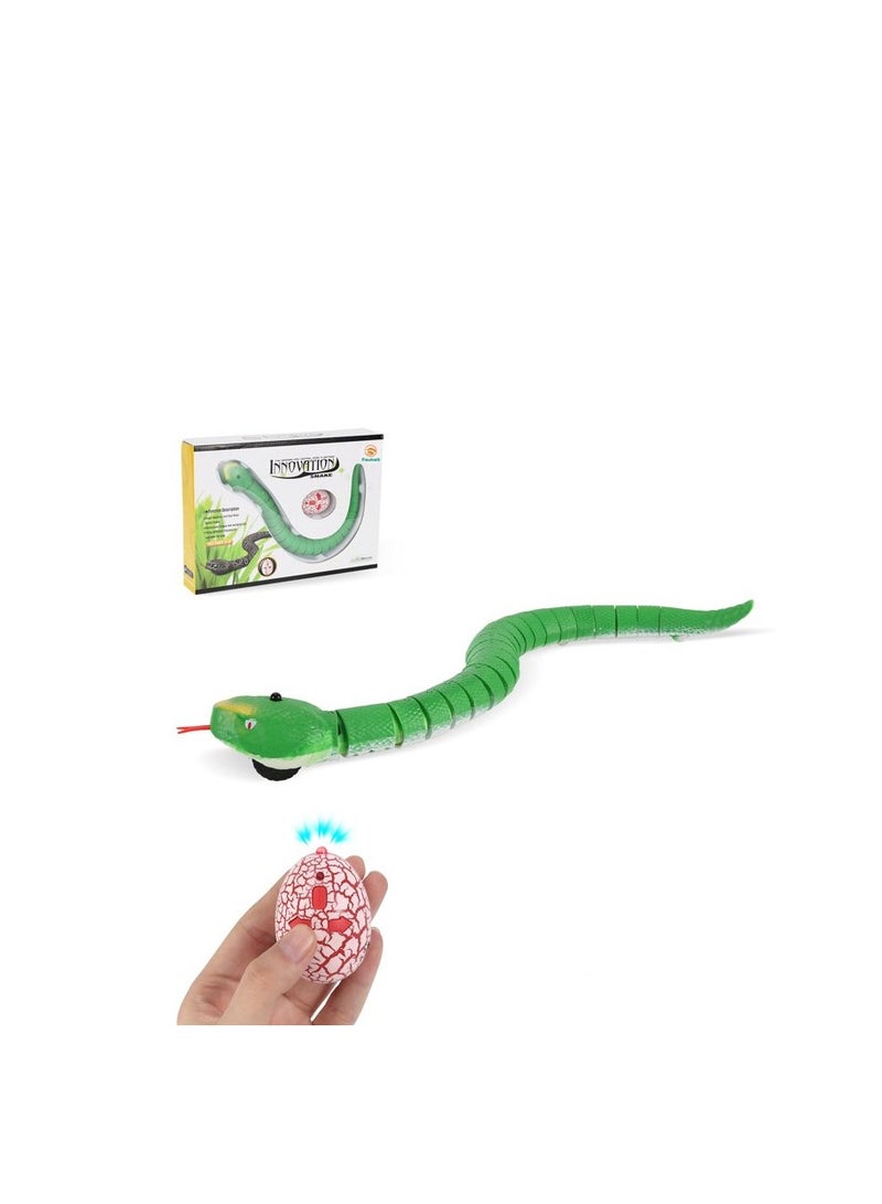 لعبة ثعبان بجهاز تحكم عن بعد - روبوت ثعبان واقعي بجهاز تحكم عن بعد مع حركة مرنة، لعبة متحركة تفاعلية للأطفال والمراهقين، لعبة زواحف ممتعة بجهاز تحكم عن بعد - Image 1