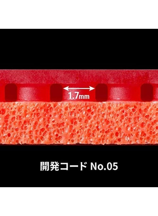 Butterfly Tenergy 05 Table Tennis Rubber 2.1 mm Red Professional Table Tennis Rubber - Image 4